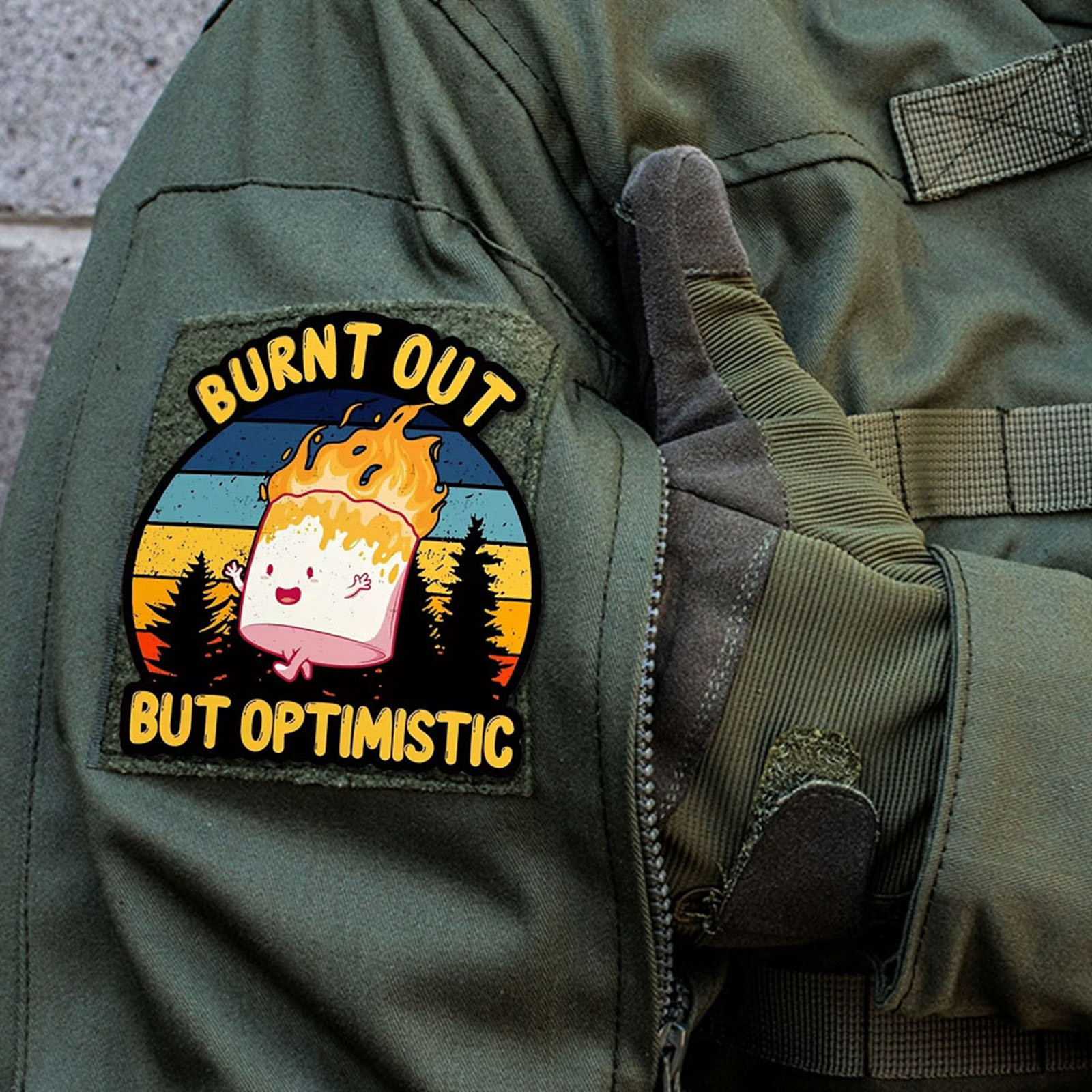 Urban Backpack Tactical - Naprawdę Wyhaustowany, Ale Optymistyczny Naszywki Taktyczne
