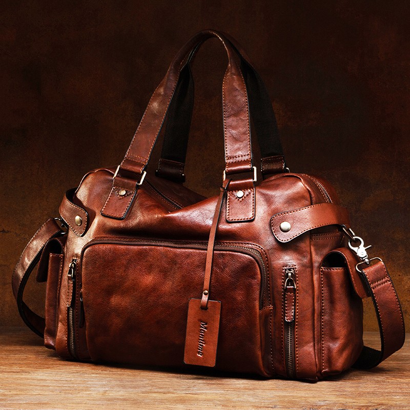 Canvas Backpack Casual - Vintage torba męska z gumką ze
