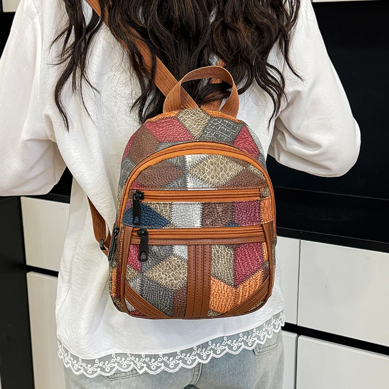 Stylowy plecak damski w patchw – Fashion Backpack Women recenzja i cena