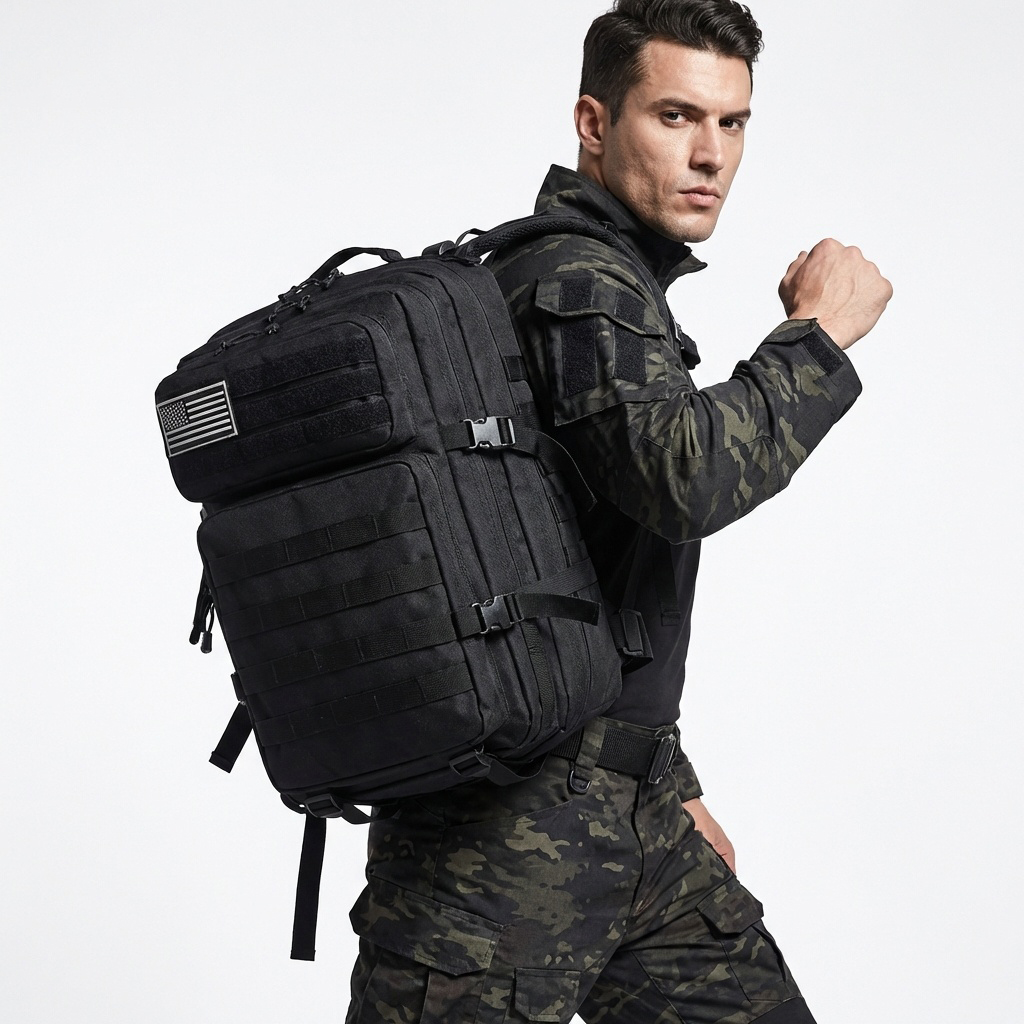 Duże plecaki taktyczne 45L, mę – Urban Backpack Tactical recenzja i cena