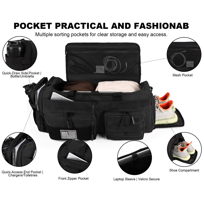Torba podróżna 3 w 1 LHI 50L,  – Urban Backpack Tactical recenzja i cena